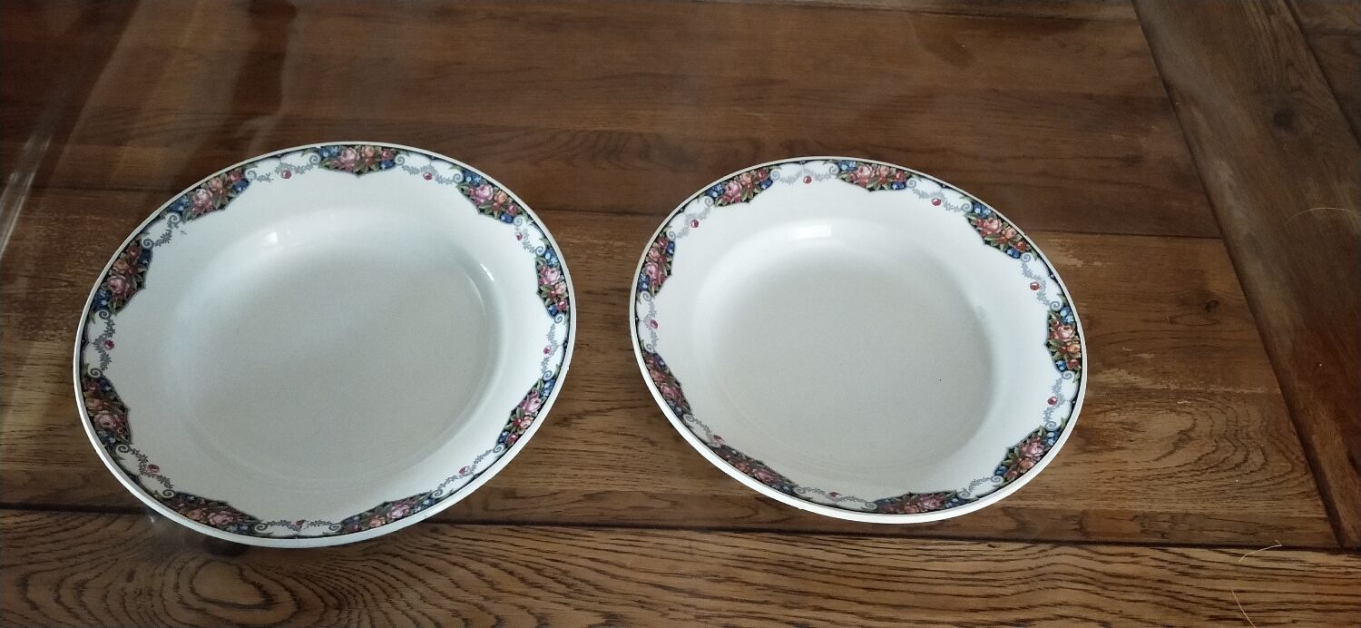 Set of two Orchies hollow plates: The mill of wolves &hamage