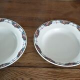 Set of two Orchies hollow plates: The mill of wolves &hamage
