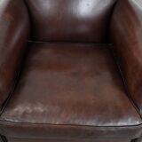 Luxury Sheep Leather Armchair with a Timeless Look