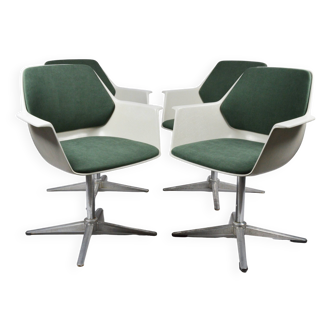 A set of chairs designed by G. Leowald for Wilkhahn, 1960s