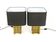 Pair of Romeo Rega table lamps in brass from the mid-century, Italy, 1970s.