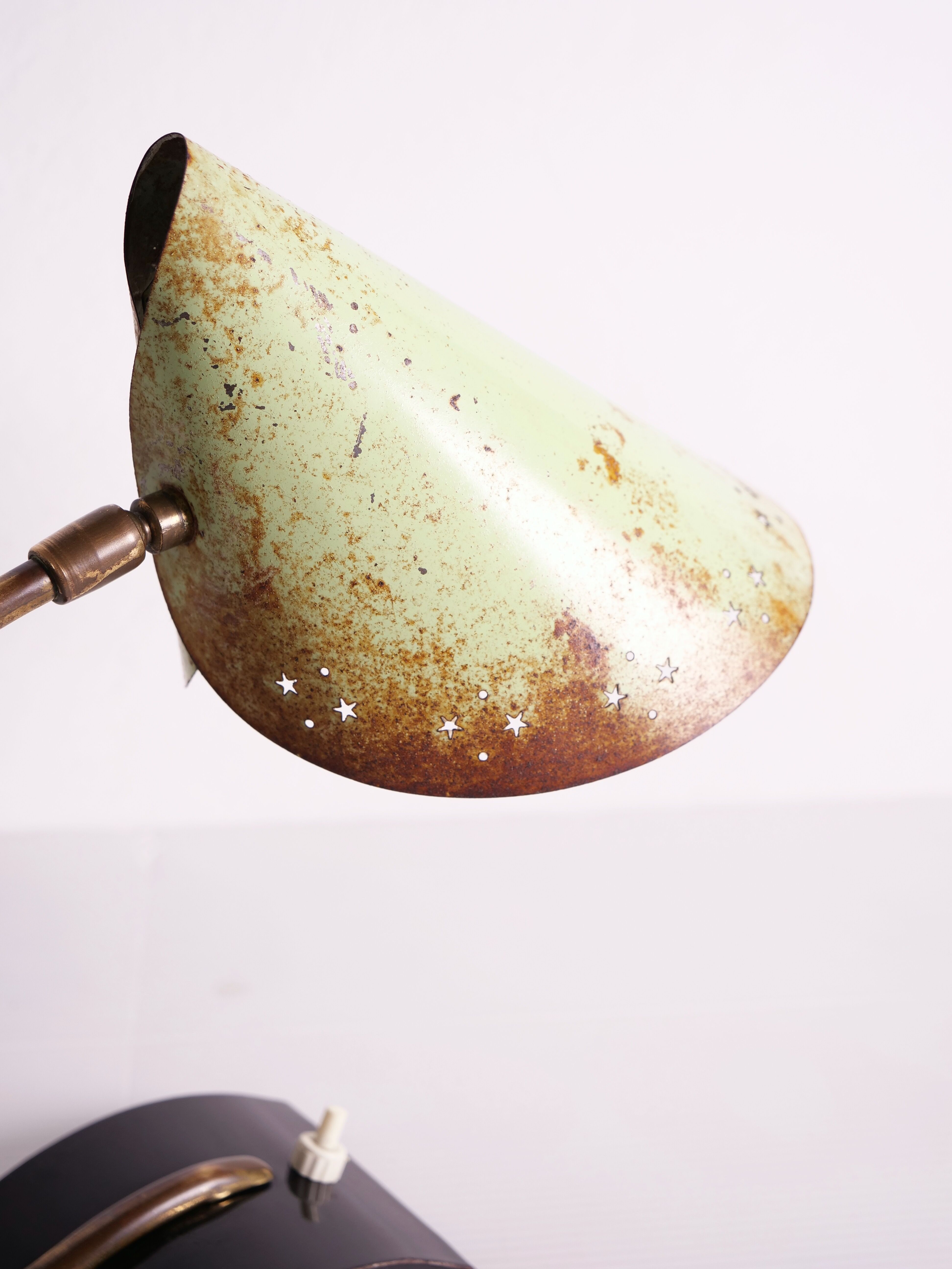 Cocotte lamp Eastern rusty deco