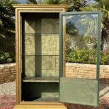 Showcase in gilded wood Louis XVI style