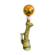 Sculptural ceramic lamp, Italy, 1960s
