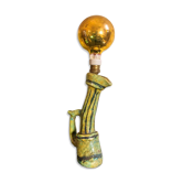 Sculptural ceramic lamp, Italy, 1960s