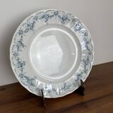 Plat rond 33 cm en faïence de Maastricht modèle Clara