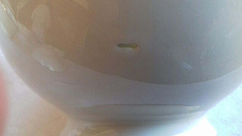 Set of 6 porcelain bowls from the 19th century, off-white.