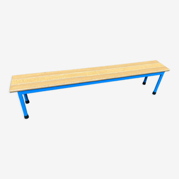 Banc industriel d'école 80s