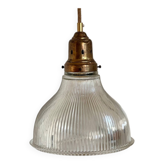 Suspension XXL Holophane style bistrot ou industriel