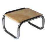 Onyx and chrome table