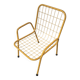 Vintage yellow metal children's chair