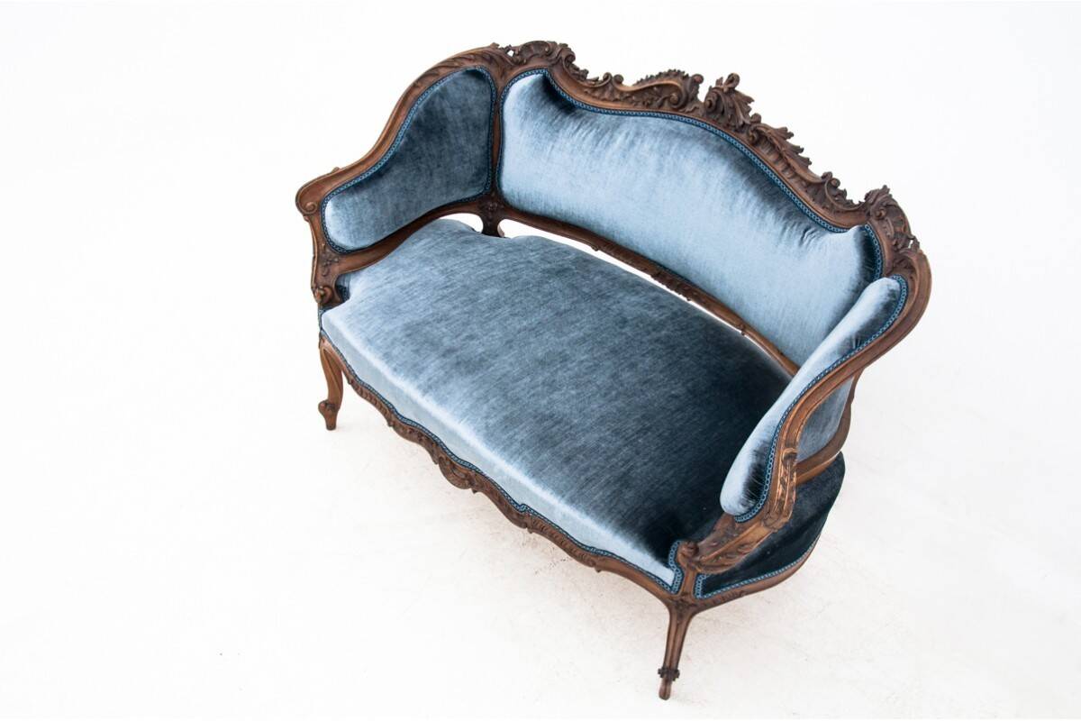 Antique sofa, France, late 19th century.