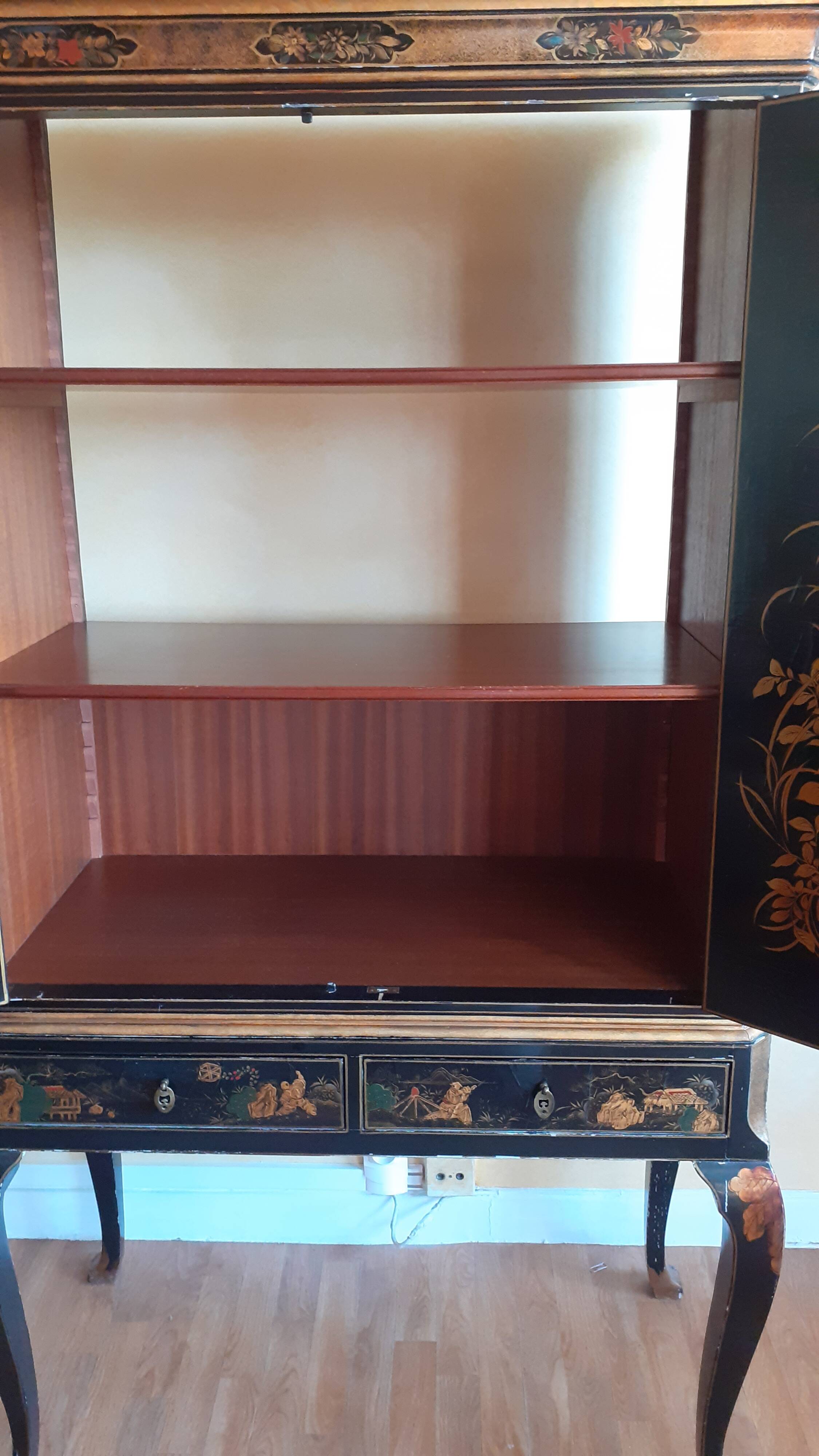 Meuble style chinois laqué