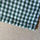 4 vintage checkered napkins