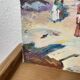 Oil on panel Etretat