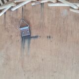 Rattan sun mirror 1960, 55 cm