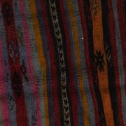 Tapis Kilim Anatolien Vintage – Rayures Ethniques, Tissé Main , 176x242 Cm