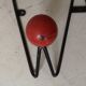 black metal wall coat rack Roger Feraud, 1960 - 1970
