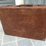 Old wooden suitcase