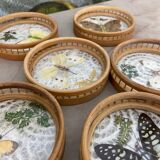 Dessous-de-verre papillons