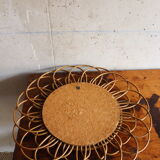Rattan sun mirror