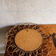 Rattan sun mirror