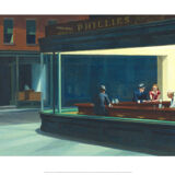 Edward Hopper reproduction poster
