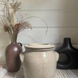 Glazed stoneware pot
