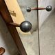 Mid Century mirror coat rack
