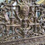 ANCIENT MIRROR WITH PARCLOSES FROM THE NAPOLEON III ERA