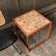 Square danish sidetable in teak by Kai Kristiansen, denmark 70s