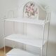 Antique wrought iron shelf