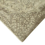 Handwoven anatolian beige carpet 177 cm x 300 cm