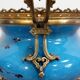 Planter in glazed porcelain and gilded bronze late nineteenth