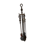 Bronze fireplace servant