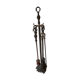Bronze fireplace servant