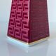 Meandre Versace candle holder for Rosenthal in glazed and gilded porcelain