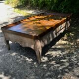 English coffee table with ''cabaret'' tray