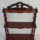 Napoleon III mahogany wall shelf