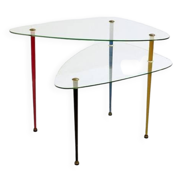 Table d'appoint italienne « Arlecchino » par Edoardo Paoli pour Vitrex, années 1950