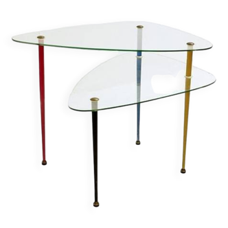 Italian "Arlecchino" side table by Edoardo Paoli for Vitrex, 1950s