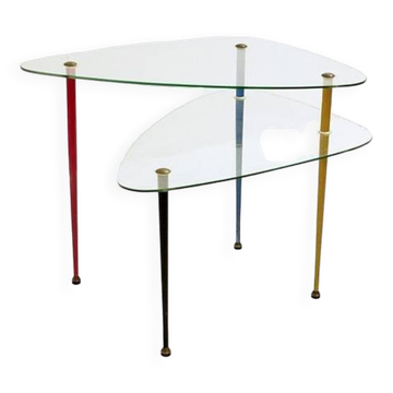 Italian "Arlecchino" side table by Edoardo Paoli for Vitrex, 1950s