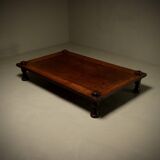 Monumental 19th Century Wabi Sabi Daybed in Tropical Hardwood