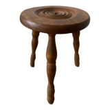 Wooden tripod stool