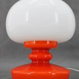 1970s Stepan Tabery Opaline Glass Table Lamp, Czechoslovakia