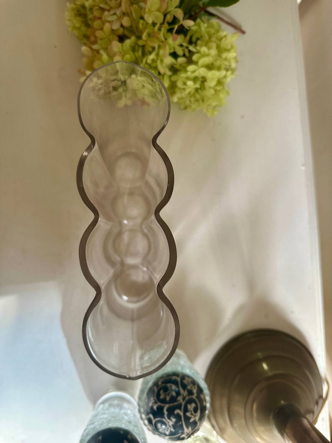Glass tube vase
