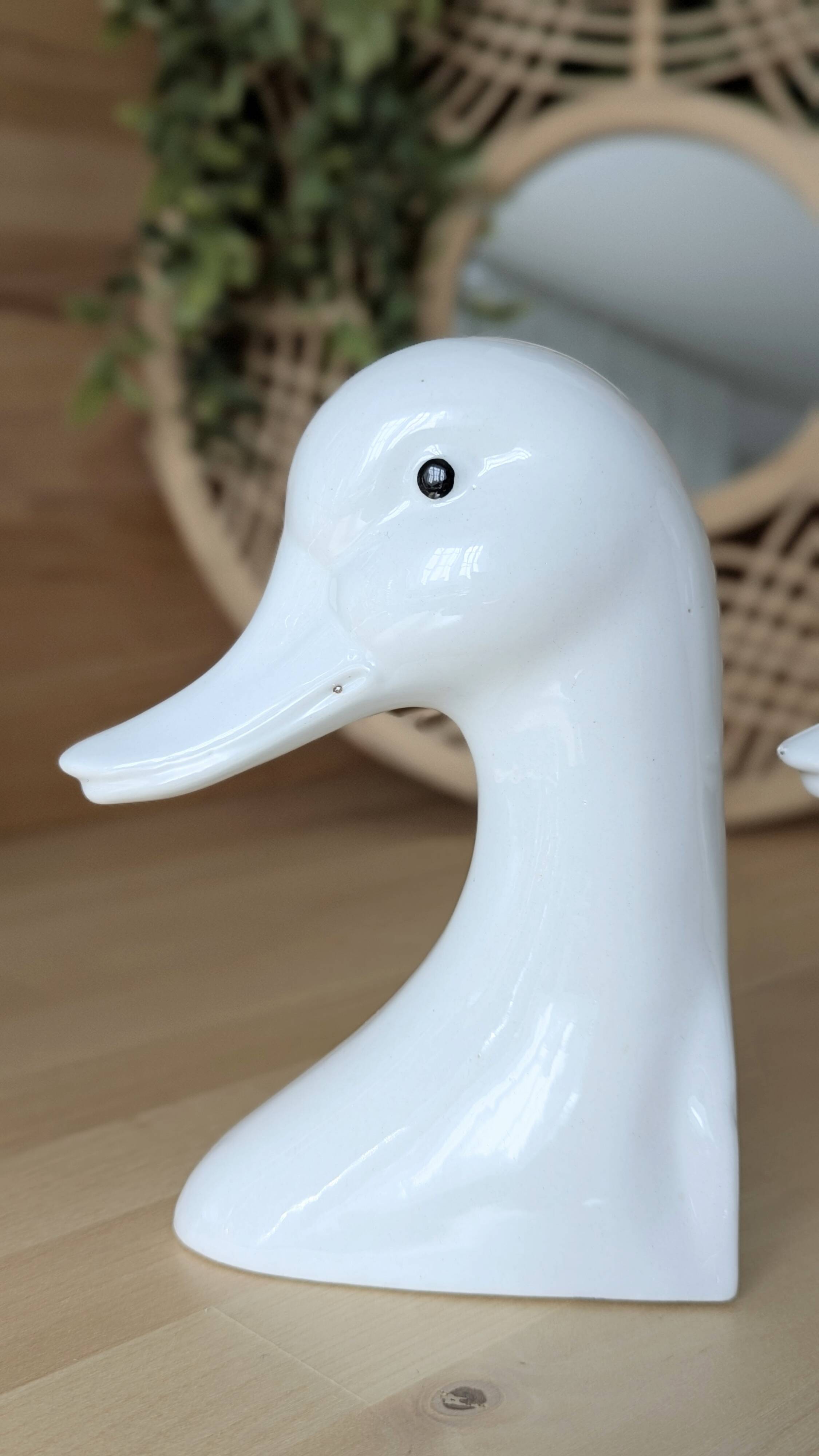 Vintage duck bookends (D-0036)