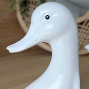 Paire de serre-livres canards vintage