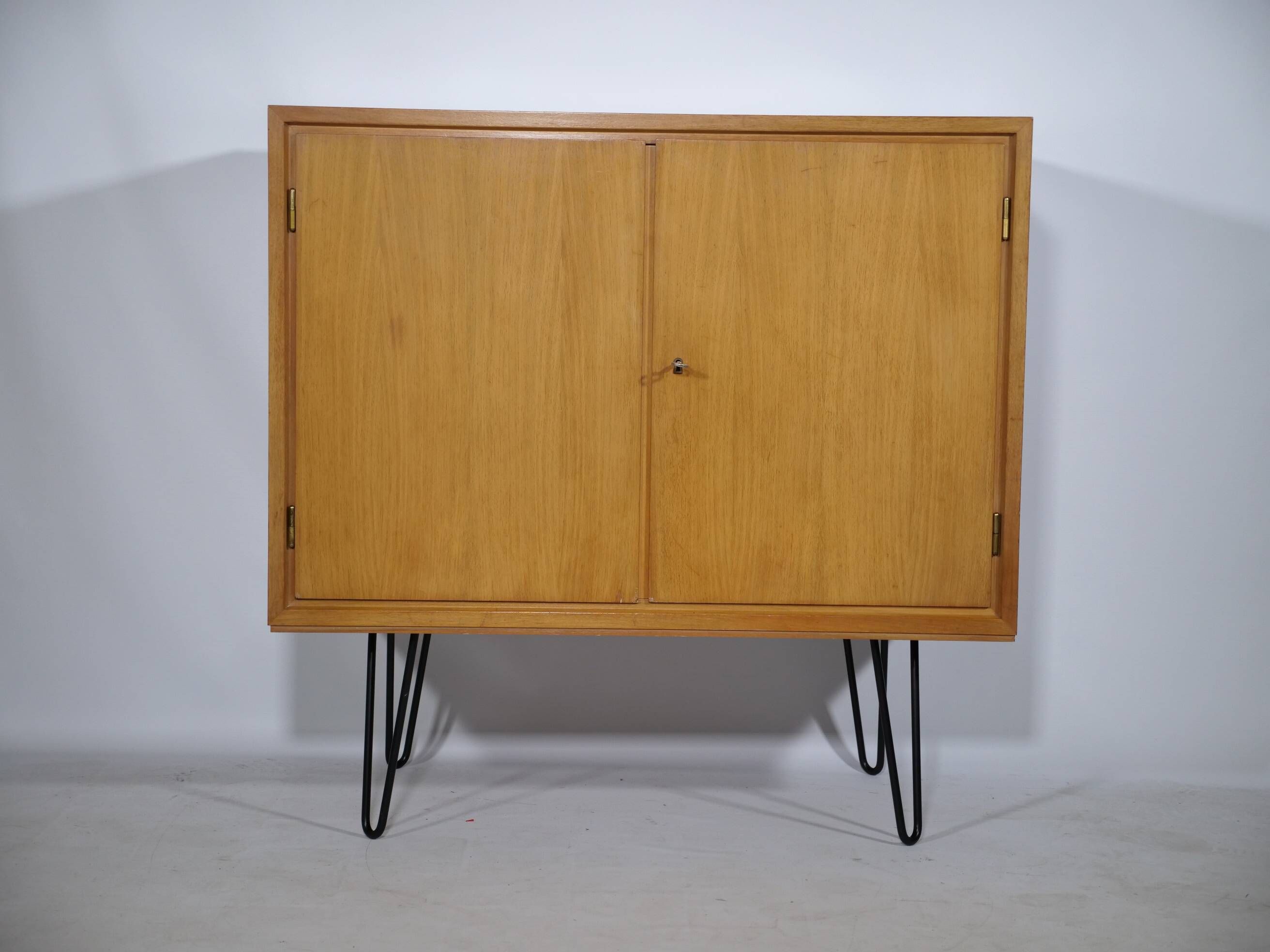 WK hairpin chest of drawers, sideboard, mid-century cabinet, vintage, 1960s