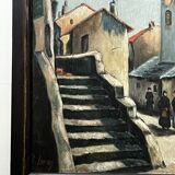 Oil on panel by René Leroy